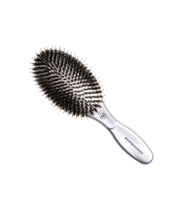 Olivia Garden Expert Care Oval Boar & Nylon Bristles Silver  | Celi...