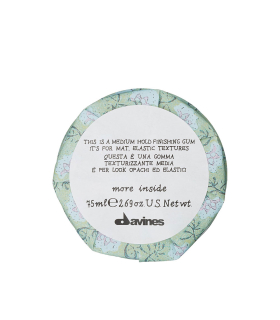 Davines MORE INSIDE Medium Hold Finishing Gum 75ml  | Celini.be